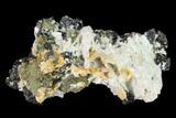 Chalcopyrite, Sphalerite and Calcite Association - Peru #141836-1
